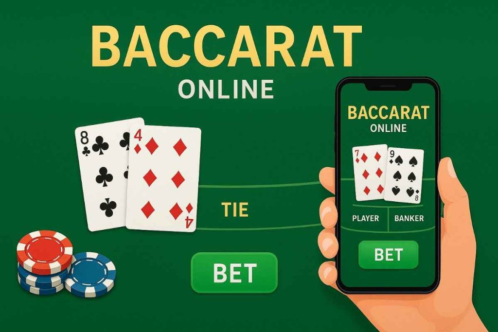 Jogo de baccarat disponível no BG777 cassino