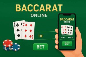 Jogo de baccarat disponível no BG777 cassino